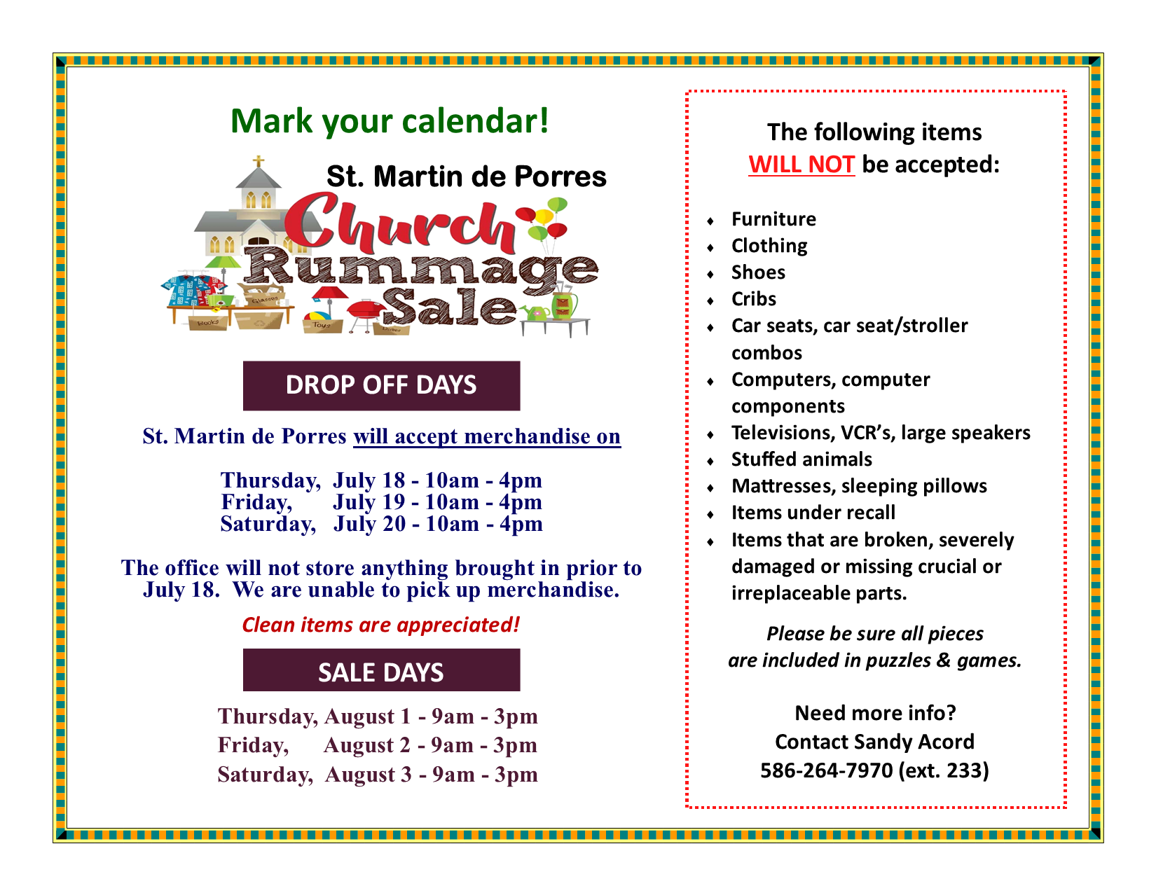 Parish and Local Events St. Ephrem Catholic Church Sterling Heights, MI